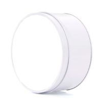 Metal Tin - Double Side in White - Round